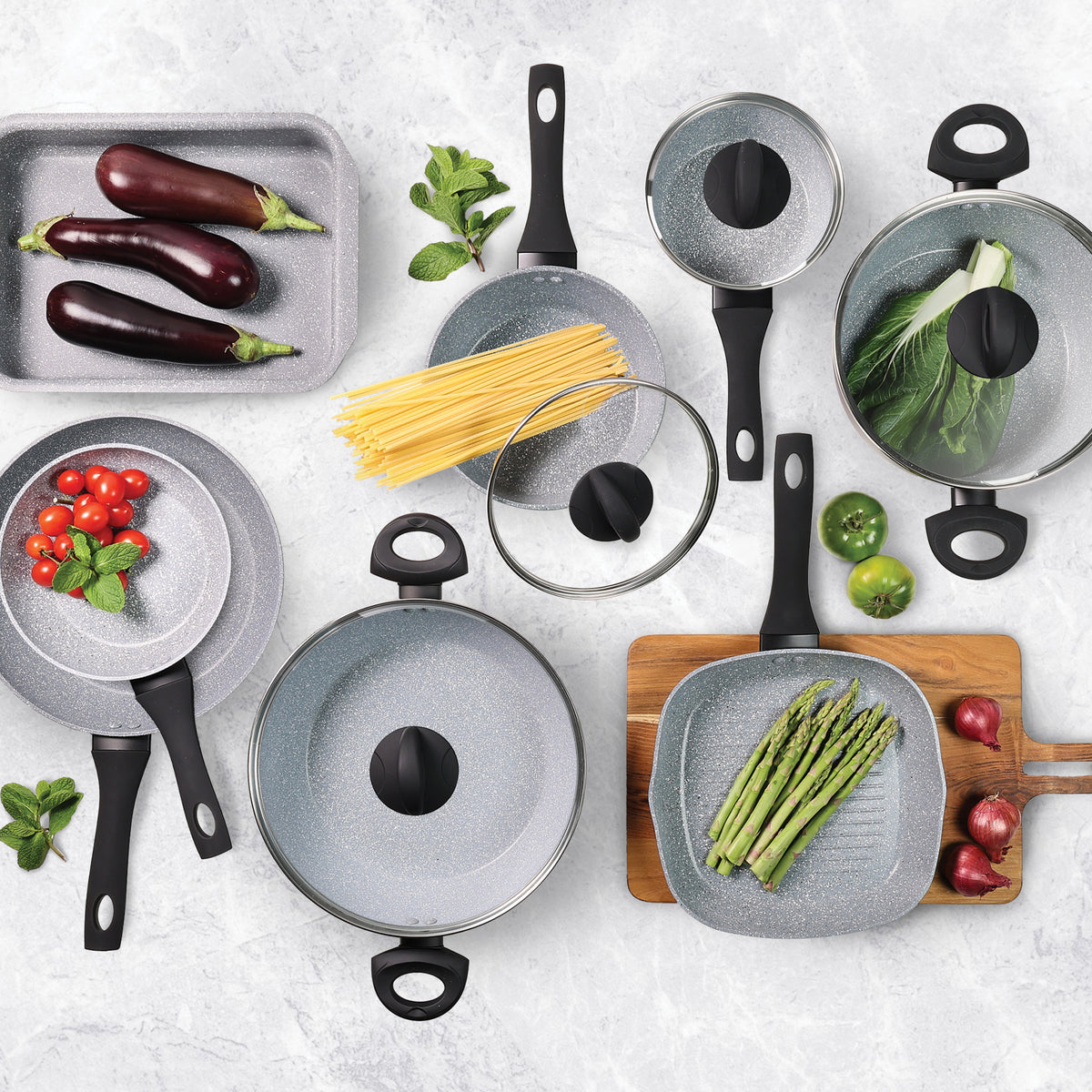 Equip Marble+ 8 Peice Cookset