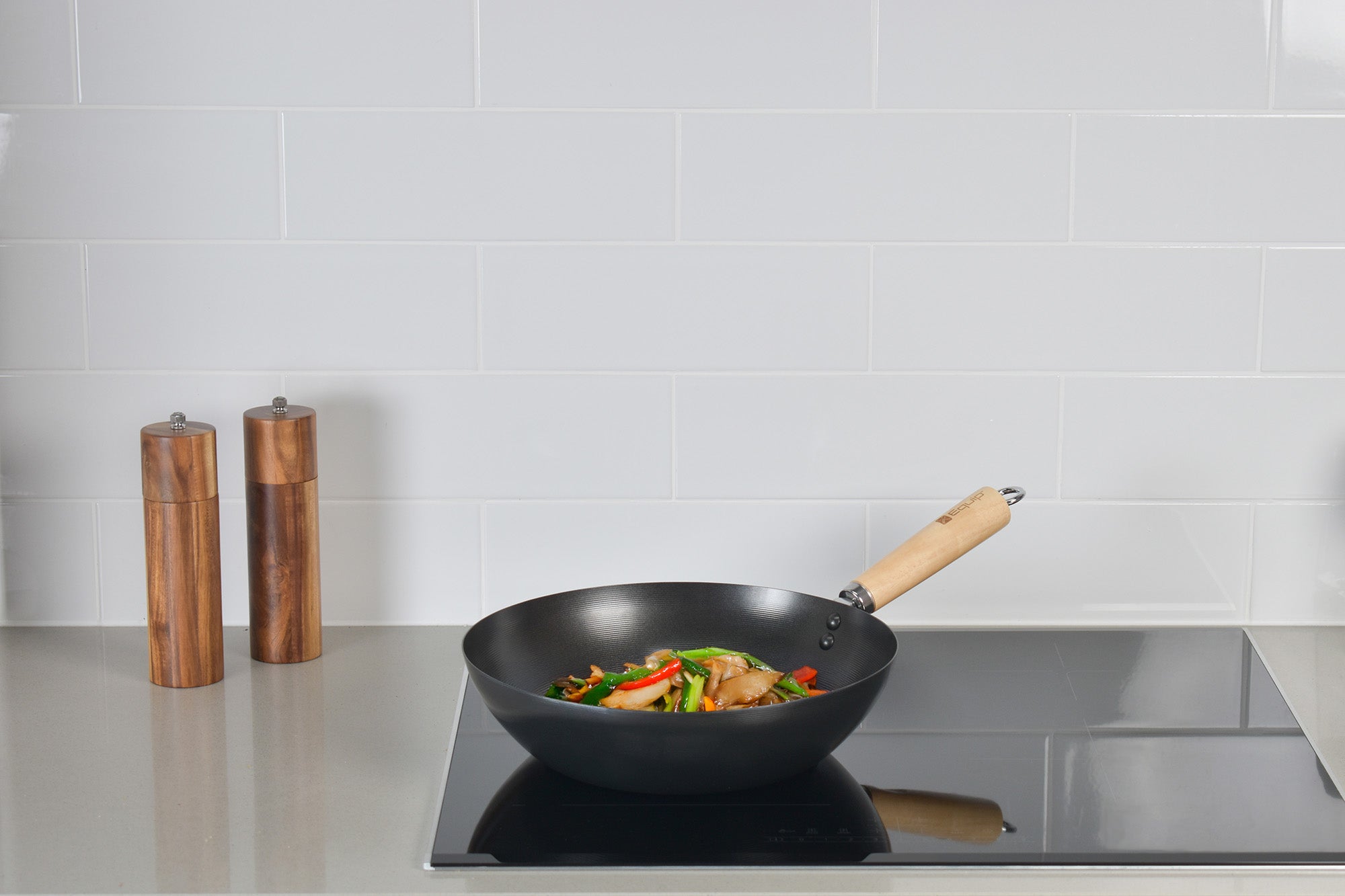 30cm Carbon Steel Non-Stick Wok