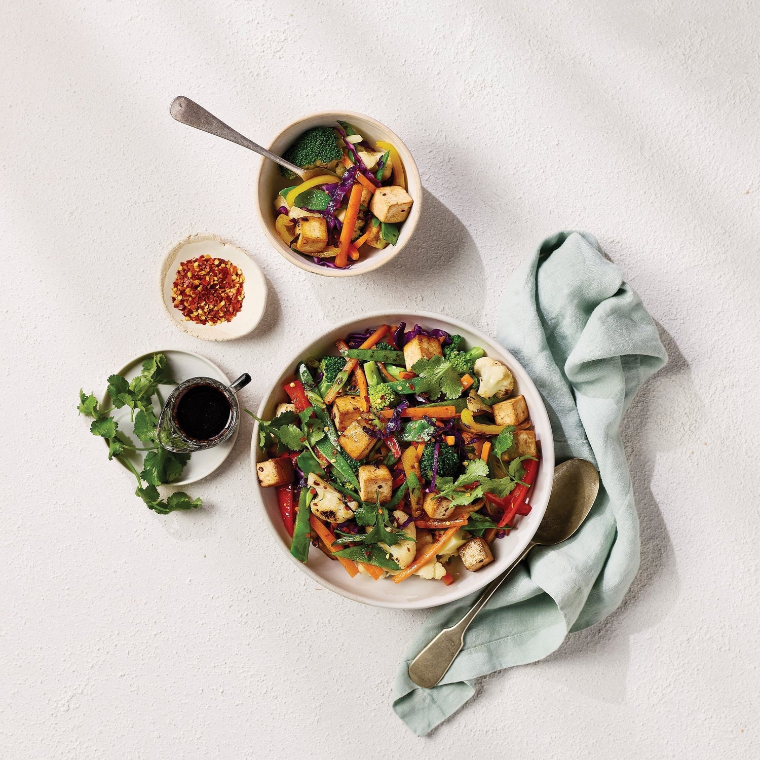 Tofu Stir Fry with Seasonal Vegetables