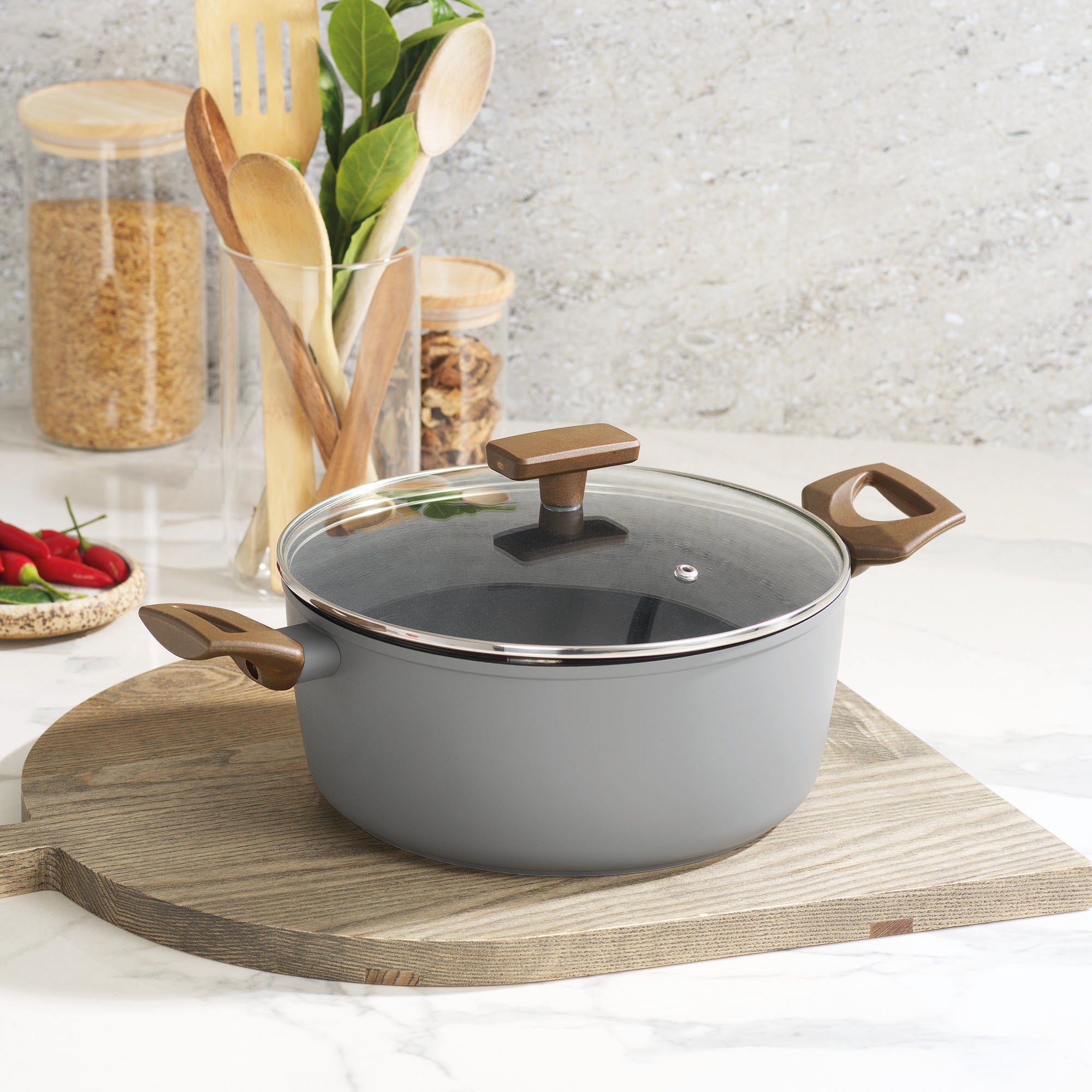 24cm Equip EcoPro Forged Casserole (with Lid)