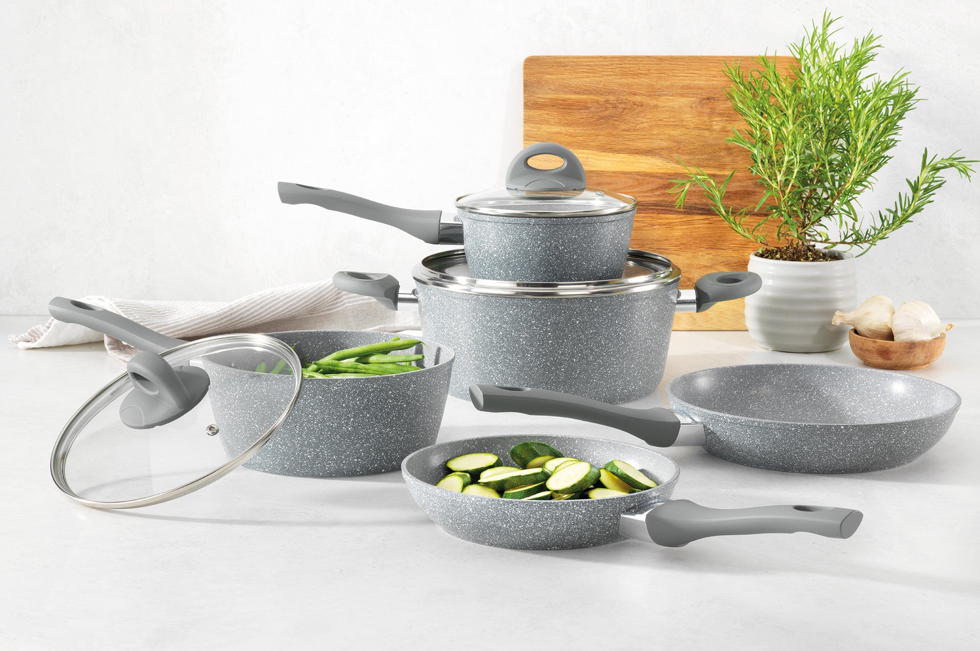 Equip Marble+ 5 Piece Cookware Set